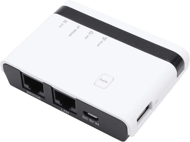 Sanpyl USB Print Server - Allows to Share up to 4 Printers wirelessly or via Ethernet, 10/100Mbps LAN Bridge Sharing Wired Wireless Standalone Modes Print Server, Plug and Play (US Plug) - Image 4
